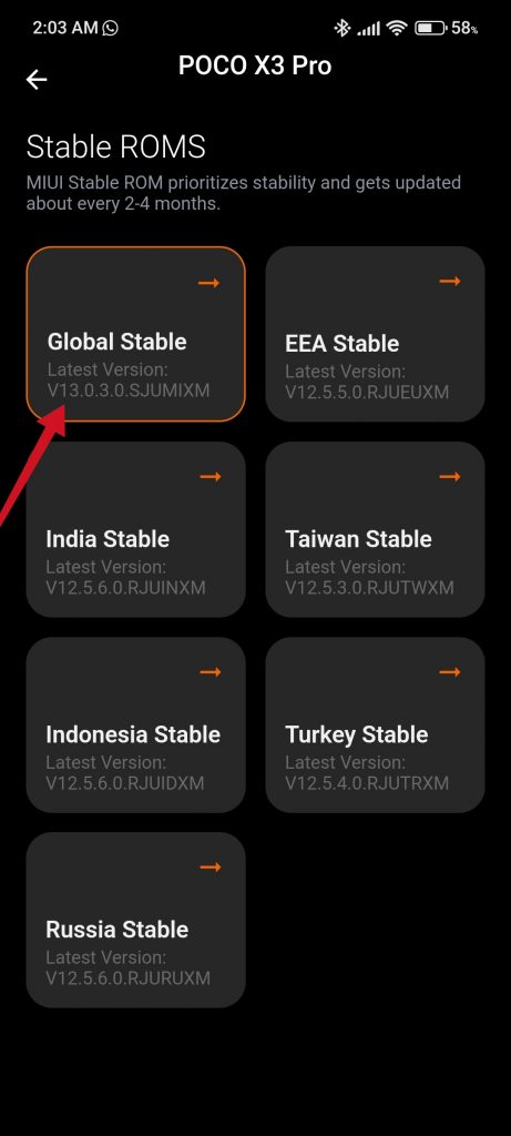 Stable ROMs update to MIUI 13